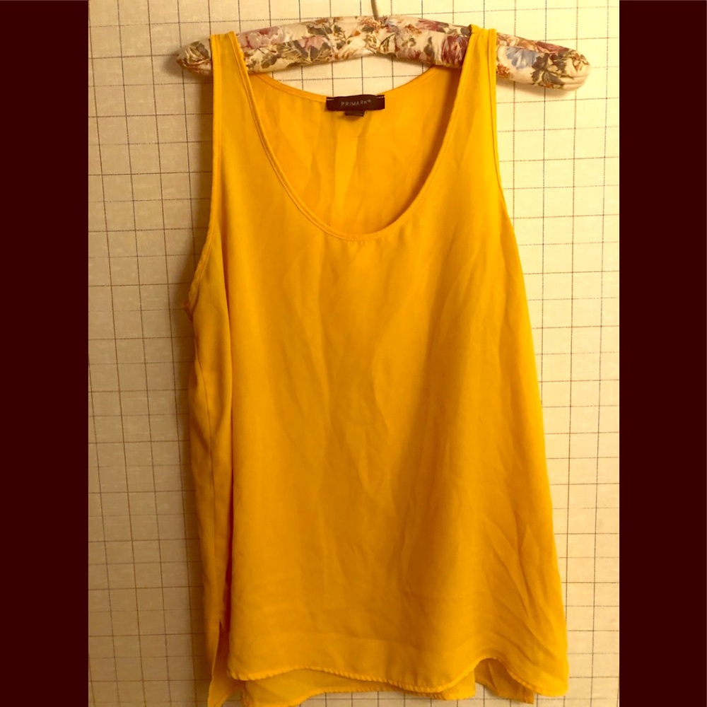 Golden yellow shell or cami